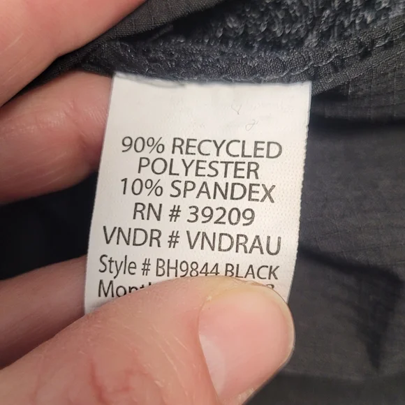 Burnside Black Men's Activewear Pockets Casual Belt Loop Shorts Size 36 - Picture 11 of 16